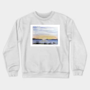 Island Sunset - Watercolour Crewneck Sweatshirt